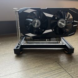 PCI-E Cable And Rack For Video Card For Laptop Or Desktop Plus Dual GeForce 1650 Video Card