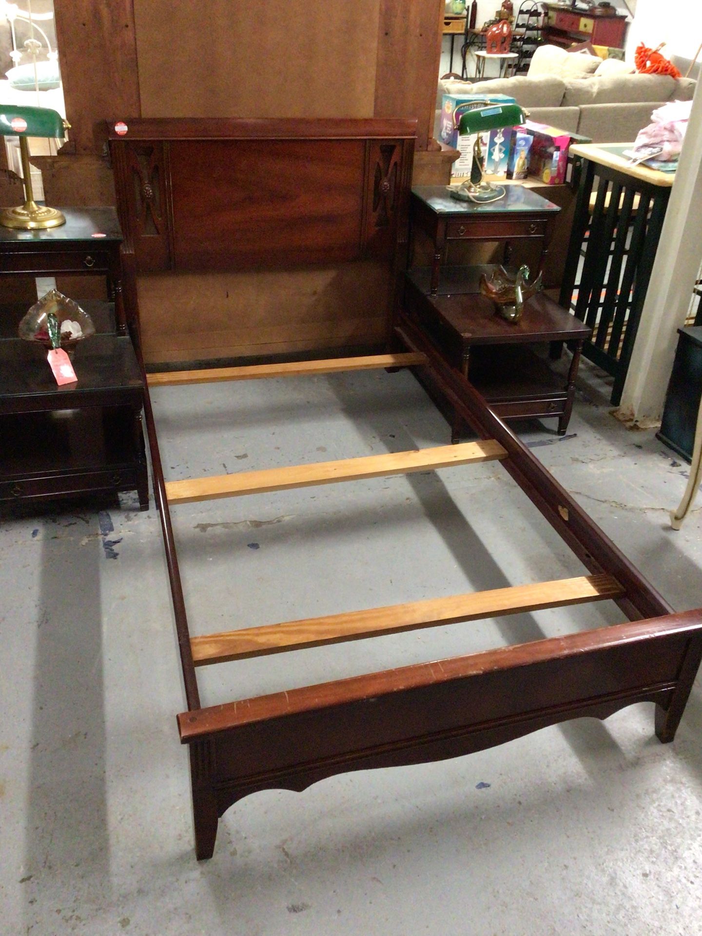 Pair Of Twin Bed frames, Slats, Head and Footboard For sale 🛏️