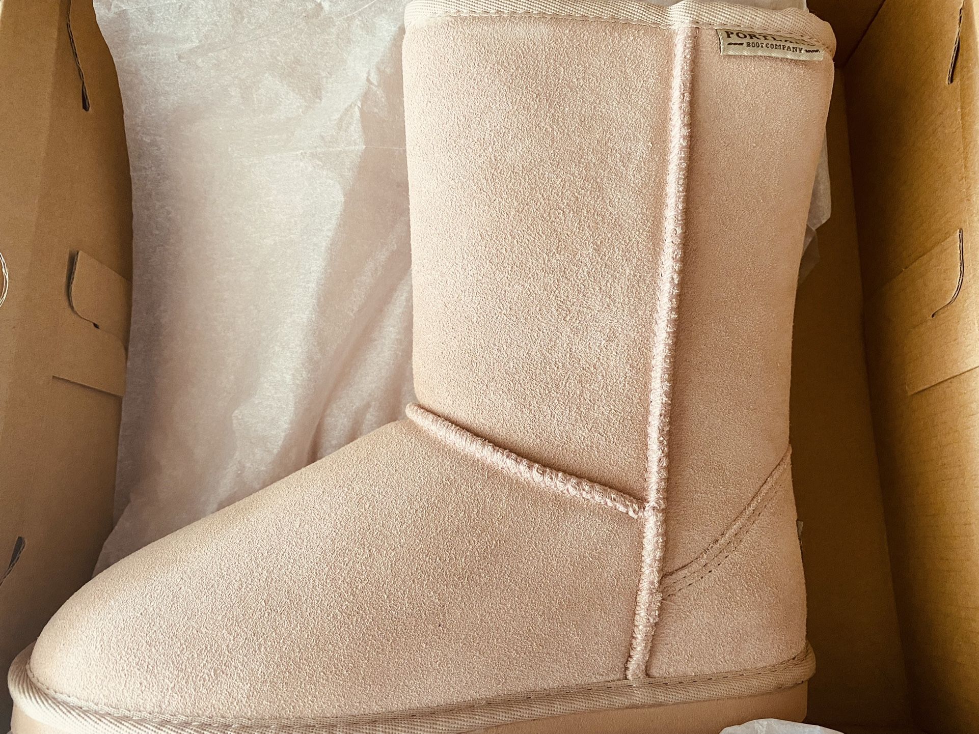 Women’s blush pink boots (new) s 6 Portland Boot Company