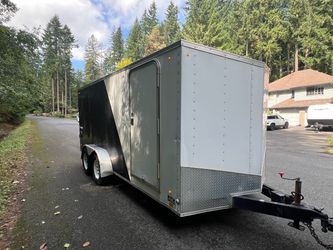 7x16 Look Enclosed Trailer Traila