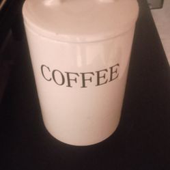 Ceramic Coffee Canister