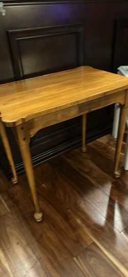 Antique Wood Console Table
