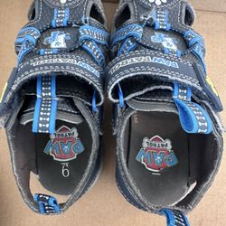 Paw Patrol Boys Toddler Sandles  Size 9