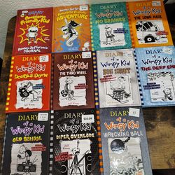 Brand New Diary Of A Wimpy Kid All Hard Cover Books