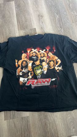 Vintage wwe raw tee