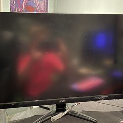 AfAcerMonitor 75 Hz And Has Built In Speakers 24 Inches Works Great 