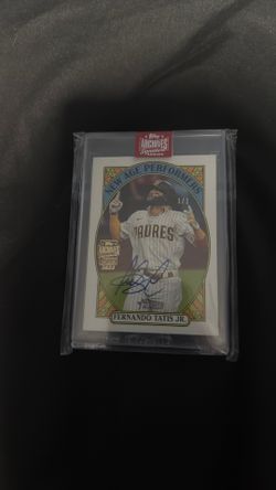 Fernando Tatís Junior auto 1/1 card