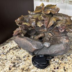 Brown Leaf Indoor/Outdoor Water Feature