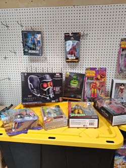 DC. MARVEL L. TOY STORY. GI JOE. MOTU. GHOSTBUSTERS