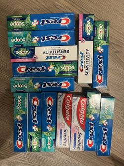 Crest Colgate toothpaste 8×$20