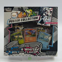 New Pokemon TCG Black Bolt & White Flare Poster Collection