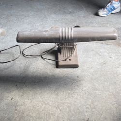 Vintage Antique Office Desk Lamps Pair 