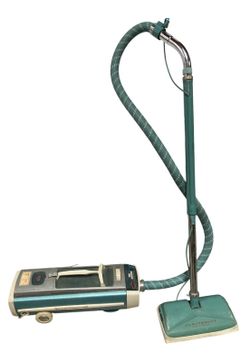 Vintage Electrolux Canister Vacuum Cleaner Retro Teal Classic Vacuum