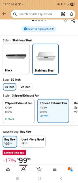 Range Hood Vent