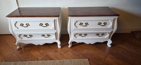 Baker/Milling Road French Provincial Nightstands White