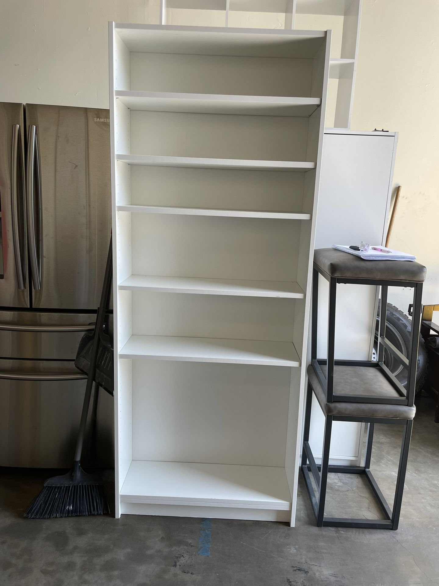White Bookcase/Garage Shelving 