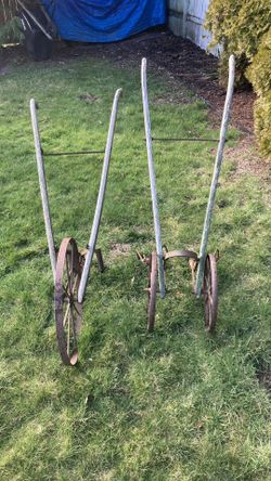 Antique plows