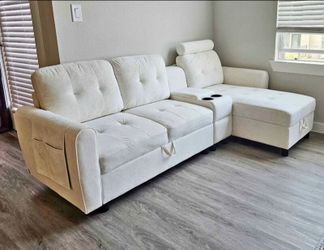 White/biege couch for sale