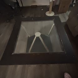 Wood & Glass Coffee Table