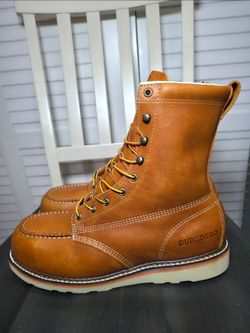 Duradero Work Boots 8 inch Steel Toe Wedge Sole Men's Size 11 D