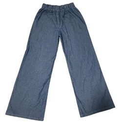 SHEIN Large Tall Wide Flare High Waist Denim Jeans 90s Skater Stretch Waist