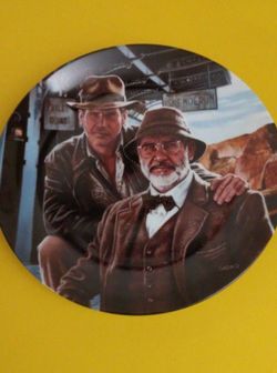Indiana Jones Last Crusade Collectors Plate