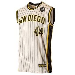 San Diego Padres Joe Musgrove #44 Basketball Jersey 2024 Fan Giveaway - Size L