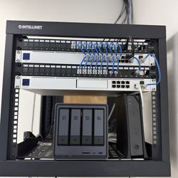 Intellinet 9U wall mount server rack