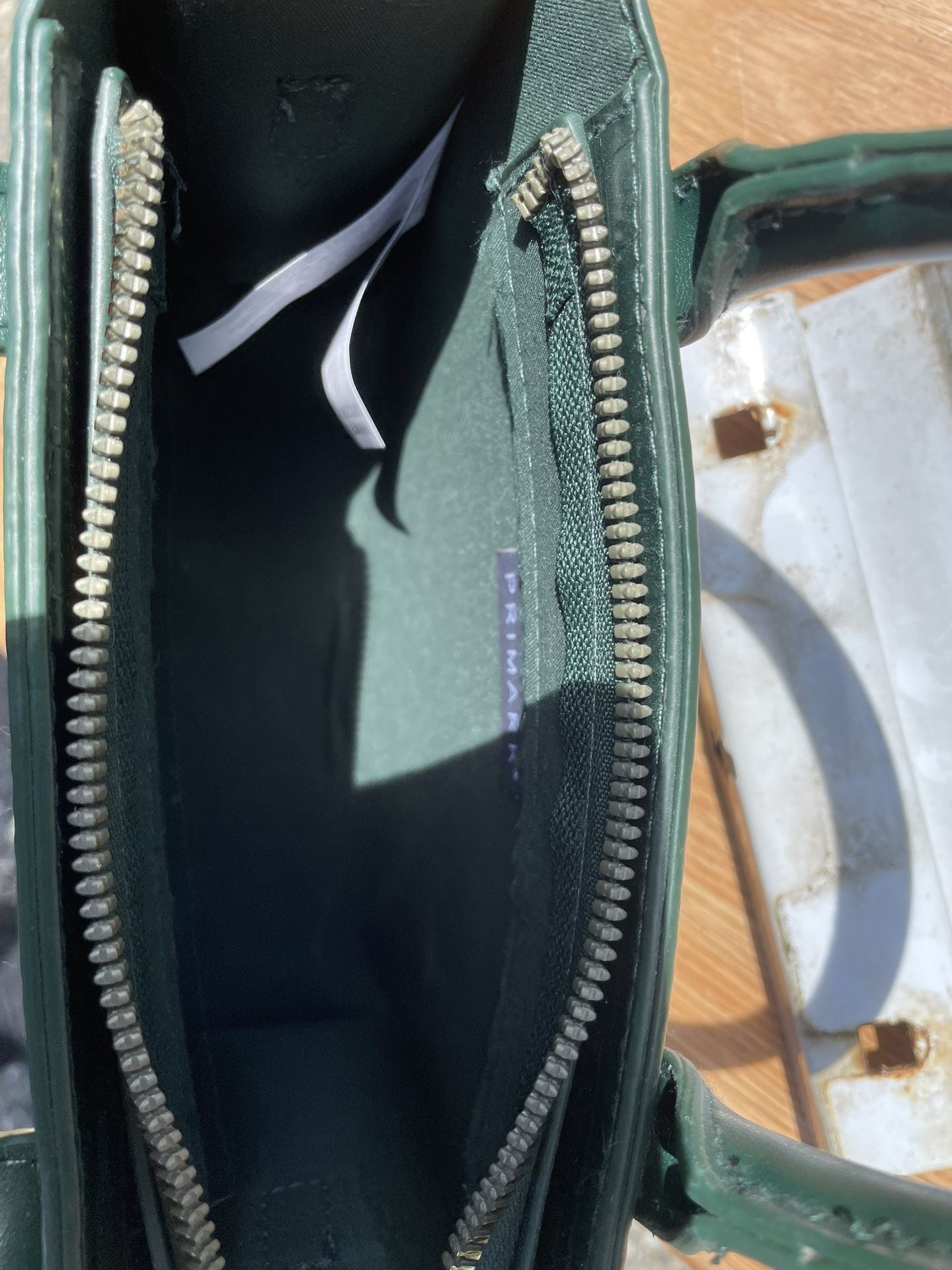 Dark Green Hand Purse.