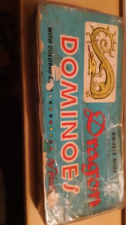 Vintage Dragon Dominoes by Halsam