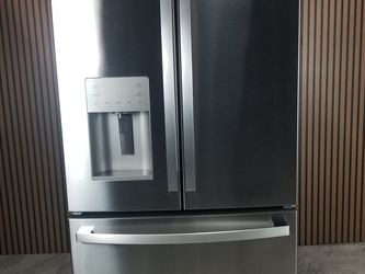 GE Appliances Energy Star(R) 20.6 Cu. Ft. Fingerprint Resistant Counter-Depth French-Door Refrigerator (GYE21JYMFS-D-1058)