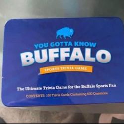You Gotta Know Buffalo Sports Trivia Game 