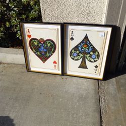 Two Playing Cards Art