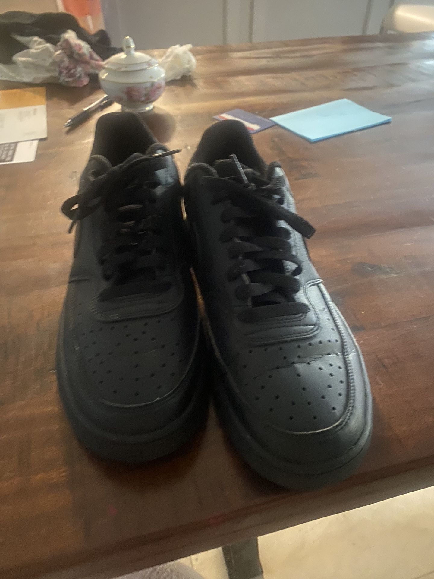 Black Air Force One Size 10