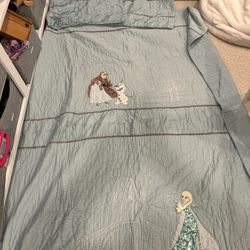 Pottery Barn Kids Frozen Twin Size Quilt And Sham