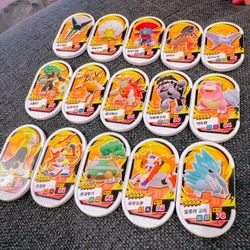 POKEMON TAGSTAR x15 four star starter kit tags