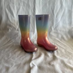Girls size 13 glitter Rain Boots 