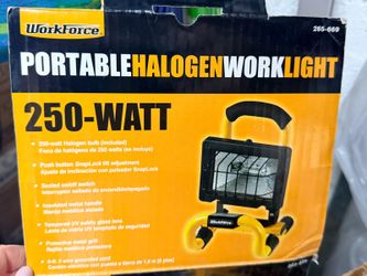 Set of two (2) 250-watt - Portable Halogen work light