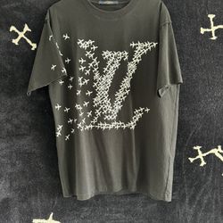 Louis Vuitton Virgil Abloh 2054 Planes Logo Print T-Shirt