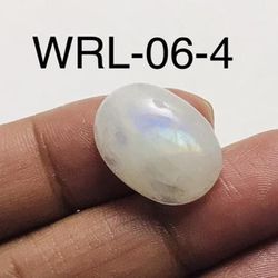 White Rainbow moonstone Oval Shape Cabochon-WRL-06-4