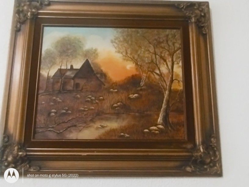 Old Vintage Antique Painting