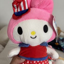 My Melody 4th Of July Plushie