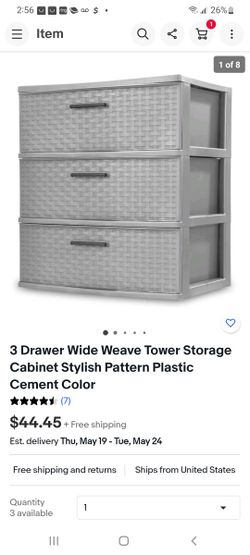 3 Weave Drawers 