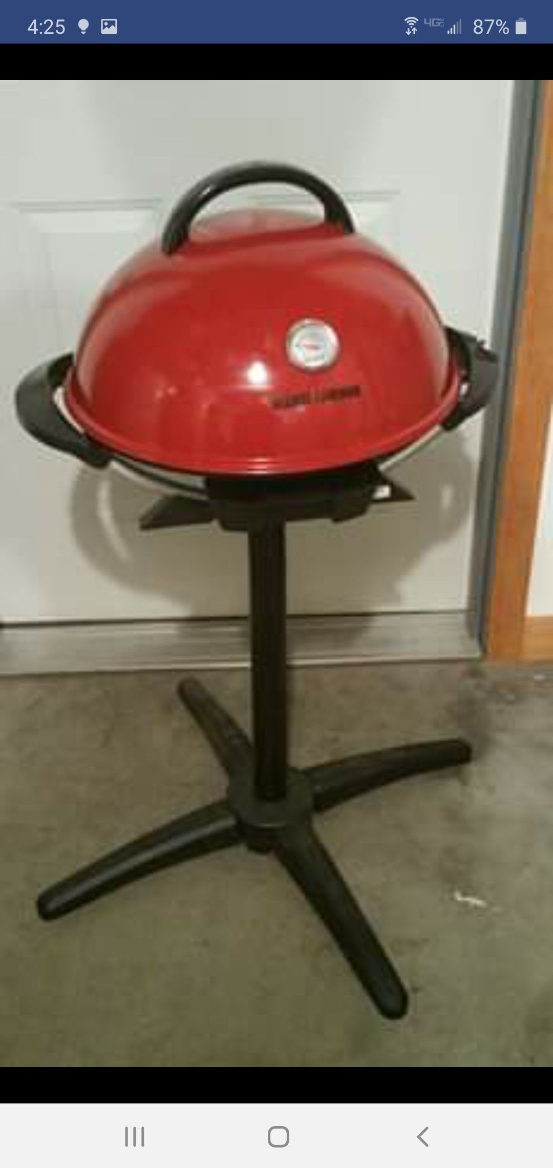 George Foreman Grill and Cover (BRAND NEW)