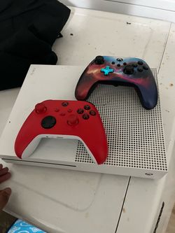 Xbox One S Console with Two Controllers