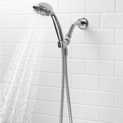 Shower Head - Hand Held Option. Chrome 