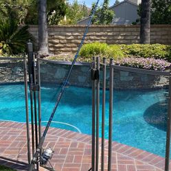 FIN NOR 10' Spinning Rod with FIN N OR Spinning Reel-GREAT COMBO for SURF or PIER Fishing.
