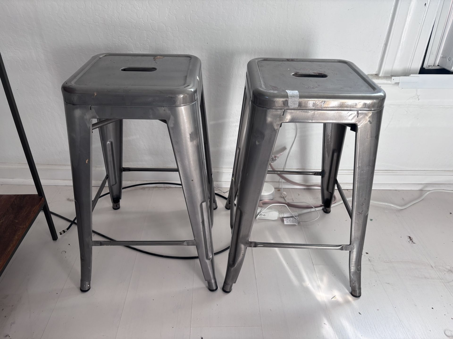 Metal Stools (2)