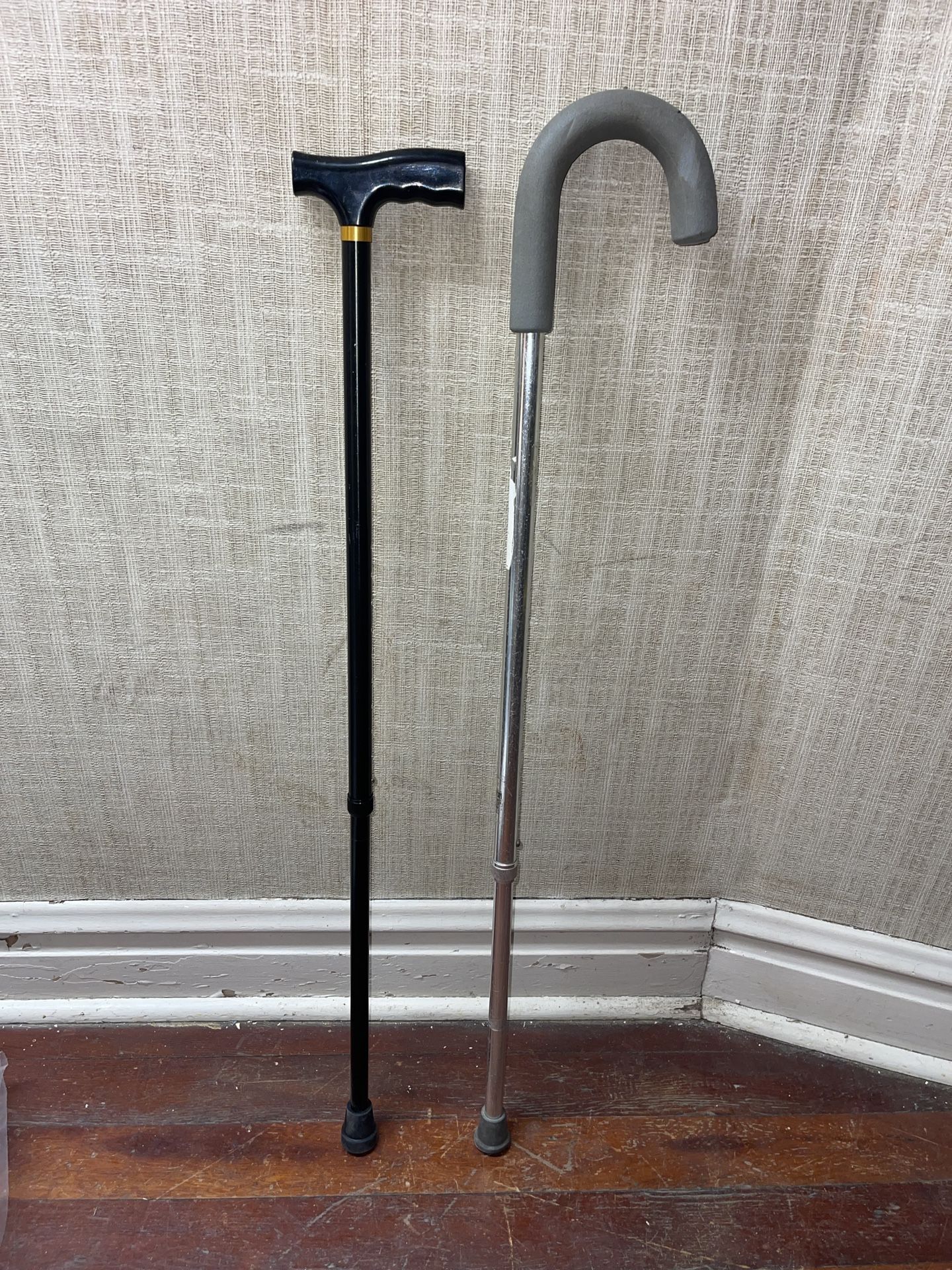 Adjustable Walking Cane ($5 Both)