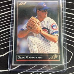 Greg Maddux Card